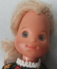1973 Mattel 9" Sunshine Family Stephie Blonde Hair Gray Eyes Original Dress(Br66