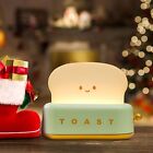 Creative Toast Night Light Usb Rechargeable Timing Led Cute Sleep Lamp Kids Gift