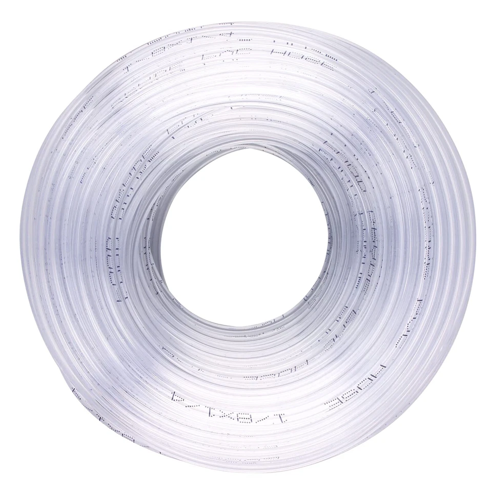 PVC Tubing 1/8"ID X 1/4"OD Flexible Clear Vinyl Hose 50 Feet for Food Grade - Image 1 of 4