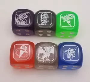 Yu-Gi-Oh! Battles of Legend Chapter 1 (BLC1) - 6 Dice Set - Picture 1 of 1