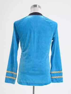 Camiseta Star Trek TOS Kirk uniforme top fantasia cosplay festa de carnaval Halloween - Imagem 1 de 4