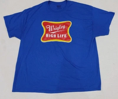 Wrigley Field TShirt Blue Chicago Cubs MLB Baseball High Life Adult Size 3XL - Image 1 of 4