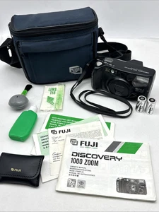 Cámara fotográfica compacta FUJI Discovery 1000 35-80 mm zoom panorámico 35 mm probada LEER - Imagen 1 de 12