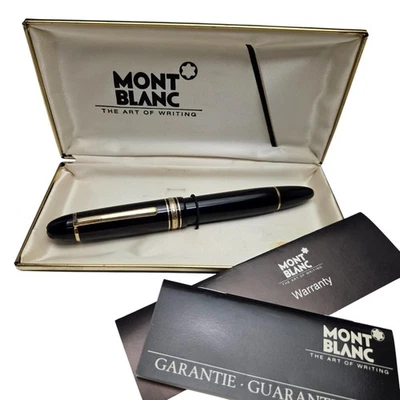 Vintage Montblanc Meisterstuck 149 Fountain Pen Germany F 14K Nib w/ Box - Image 1 of 4