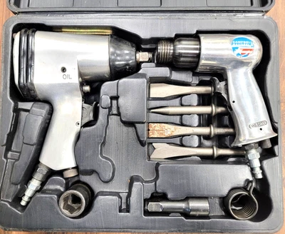 Campbell Hausfeld 套装 1/2 英寸冲击扳手和空气凿锤套装(二手) — 第 1/4 张图片