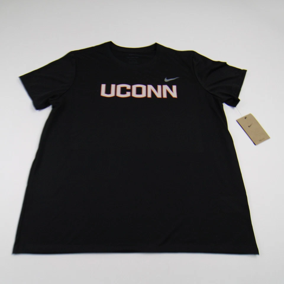 UConn Huskies Nike Dri-Fit Short Sleeve Shirt Women's Black New - Image 1 of 1