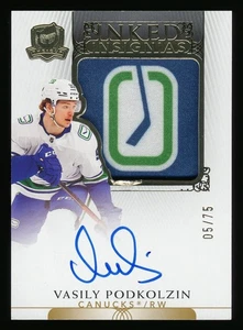 VASILY PODKOLZIN 2021-22 CUP AUTO RC PATCH #05/75 EDMONTON OILERS ROOKIE - Picture 1 of 1