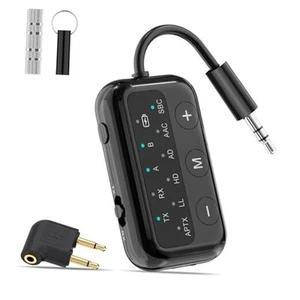SafeFly Dot Airplane Bluetooth 5.3 émetteur récepteur pour 2 noir - Photo 1 sur 7