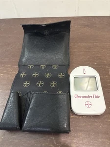 Glucometer Bayer Elite With Carrying Case - Picture 1 of 4