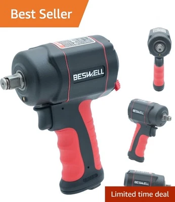 Lightweight 1/2" Air Impact Wrench with 885 Ft.lbs Torque - Ultimate Control - Image 1 of 4