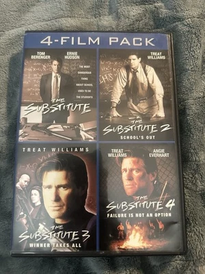 The Substitute 4 Film Pack DVD 4 Movies 3 Discs Tom Berenger Treat Williams - Image 1 of 4