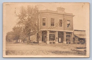 J87/ Caldwell Ohio RPPC Postcard c10 Racey's Devolld Store Delivery Wagon 221 - Picture 1 of 4