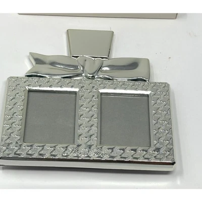 Marco de fotos doble plateado Christian Dior Miss Dior - Caja de regalo vintage - Color raro Foto 1 de 4