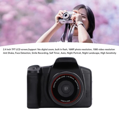 Digital Camera For Photography 16MP 1080P HD 16X Digital Zoom Micro SLR Digit UK - Image 1 of 4