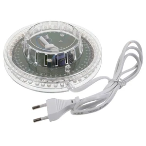 Novelty Sunflower Shaped Voice-Activated /Auto Rotating 48-LED RGB Light LED - Picture 1 of 12