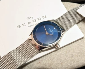 SKAGEN SKW2178 Women's Wrist Watch Navy Analog Dial RARE FIND! - Picture 1 of 10