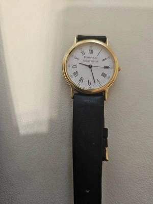 Tiffany& Co Portfolio STARKEY  Quartz  Watch  Gold Plated  Swiss made 3cm /1,25” - Image 1 of 4