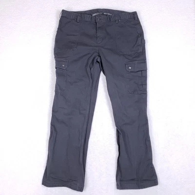 Duluth Trading Co Cargo Pants 16x31 Gray Stretch Workwear Utility Outdoor - Image 1 of 4