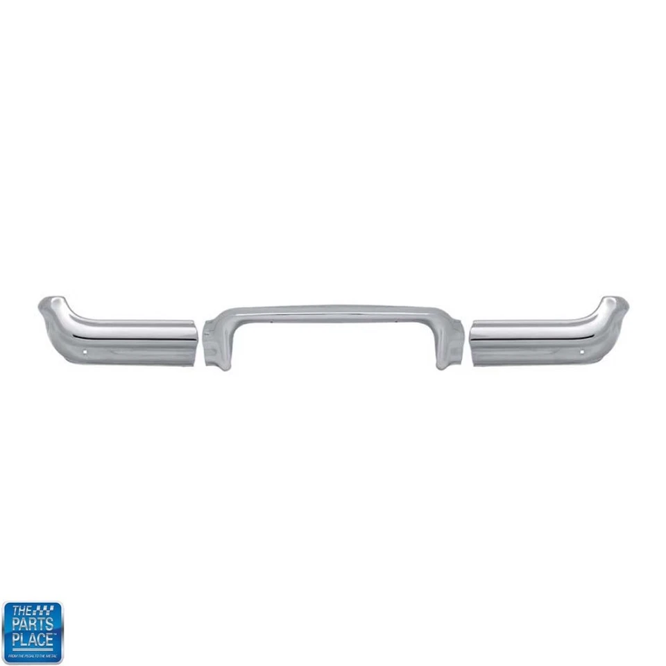 1958 Chevrolet Impala Bel Air Biscayne Front Bumper 3 Pieces Chrome Plated - Image 1 of 1