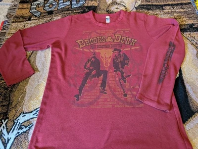 Cómoda camiseta térmica de recuerdo Brooks & Dunn Play Somethin Country talla grande Foto 1 de 4