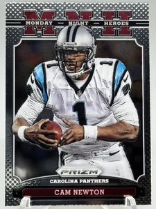 Cam Newton 2013 Prizm Monday Night Heroes #18 Carolina Panthers - Imagen 1 de 2