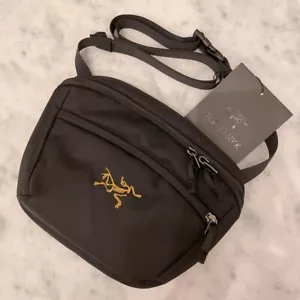 Arcteryx Mantis 2 Waistpack Black Tan Shoulder Bag Crossbody From Japan NEW - Picture 1 of 12