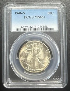1946-S 50C PCGS MS66+ - 0114 - Picture 1 of 2