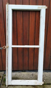 sehr altes Eichen Sprossenfenster Fensterflügel, 50 cm breit x 105 cm hoch - Bild 1 von 3