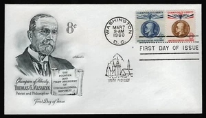 #1147 y 1148 T.G. Masaryk, Artmaster [8] Dirigido FDC **CUALQUIERA 5 = ENVÍO GRATUITO** - Imagen 1 de 1