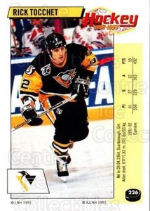 1992-93 Panini Stickers French #226 Rick Tocchet