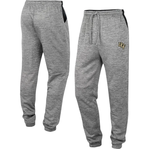 Men's Colosseum Gray UCF Knights Worlds to Conquer Sweatpants Cover
