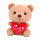 Heart Bear Stuffed Animal Plush Stuffed Animal Toy for Lover Boys Adults
