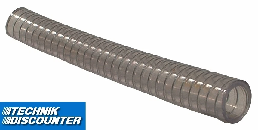 Abwasserschlauch Stahlspirale Saugschlauch Spiralschlauch transparent  METERWARE - Bild 1 von 1