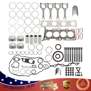 For HYUNDAI KIA 2011-2020 G4KJ 2.4L Engine Rebuild Pistons Gasket Overhaul Kit - Picture 1 of 14