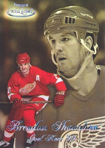 1998-99 Topps Gold Label Hockey Goal Race '99 Black #GR8 Brendan Shanahan