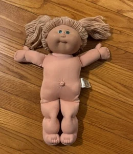 Toppa cavolo bambini grano barboncino capelli coda di cavallo ragazza occhi verdi RARO - Foto 1 di 11