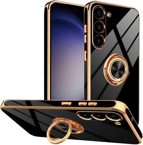 For Samsung Galaxy S24/S23/S22/S21 Ultra Plus Case Shockproof Ring Holder Cover - Picture 1 of 29