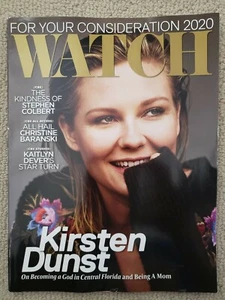Kirsten Dunst, Stephen Colbert, Christine Baranski Watch Magazine May/June 2020 - Picture 1 of 12