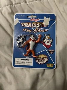 Tony the Tiger Schlüsselanhänger Kellogg's mattierte Flocken Spaß 4 alle neu aus altem Lagerbestand 1998 - Bild 1 von 2