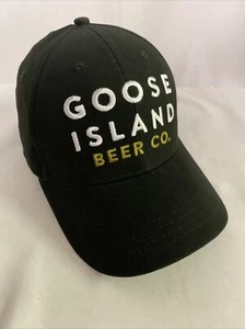 GOOSE ISLAND BEER CO ADJUSTABLE SNAPBACK BASEBALL HAT/CAP, BLACK, CHICAGO'S BEER - Picture 1 of 4