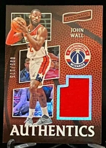2016-17 Aficionado Authentics #55 John Wall Wizards GAME WORN /175 Relic - Picture 1 of 2
