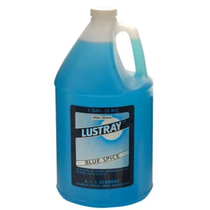 SG-904180 BARBER BEAUTY SALON LUSTRAY BLUE SPICE AFTERSHAVE 1 GALLON - Picture 1 of 1
