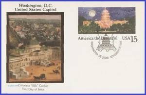 USA4 #UX138 U/A COLORANO SILK FDC   Capitol - Picture 1 of 1
