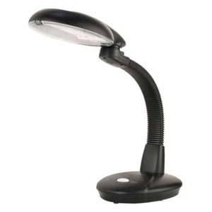 SPT Desk Lamp 19.5"x8"x10.5" Black 4 Tube Bulb w/Ionizer Adjustable Head Tilt - Picture 1 of 1