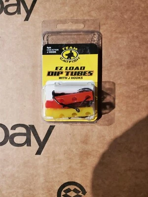 Team Catfish 多色浸管 6 件装 J-Hook(红色、白色、黑色、黄色)B36 — 第 1/2 张图片