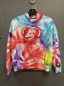 Girls Justice Jelly Belly Tie Dye Hooded Sweatshirt Size M - Picture 1 of 6