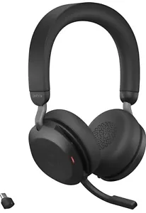 Jabra Evolve2 75 Headset Link380/390C USB-C Schwarz - Bild 1 von 2
