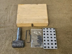 The C.H. CH Hanson Stencil Letter Number Punch Stamping Tool Set T-Handle 1/4" - Picture 1 of 12