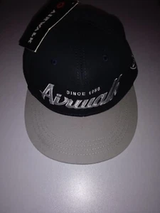 Airwalk Snapback Hat Black And Grey - Picture 1 of 1
