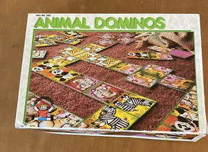 VTG 1984 Animal Dominos by Discovery Toys cardboard cards Educational Preschool - Picture 1 of 9